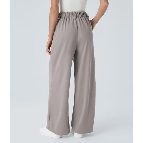 NWT Halara Flex™ High Waisted Pocket Wide Leg Waffle Work Pants Size XS - Picture 2 of 10